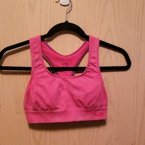 Pink champion sports bra size small